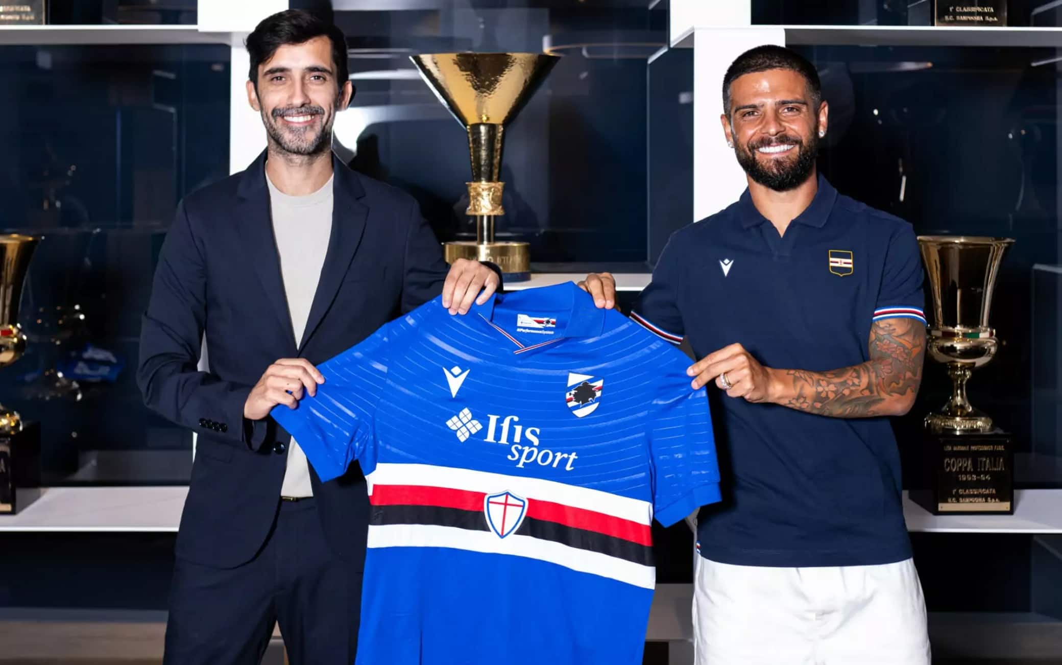 Insigne alla Sampdoria: "Sono qui per riportare il club in Serie A"