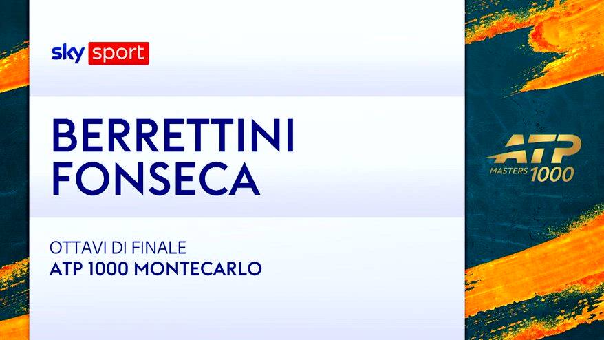 Berrettini-Fonseca: highlights Atp Monte-Carlo. VIDEO
