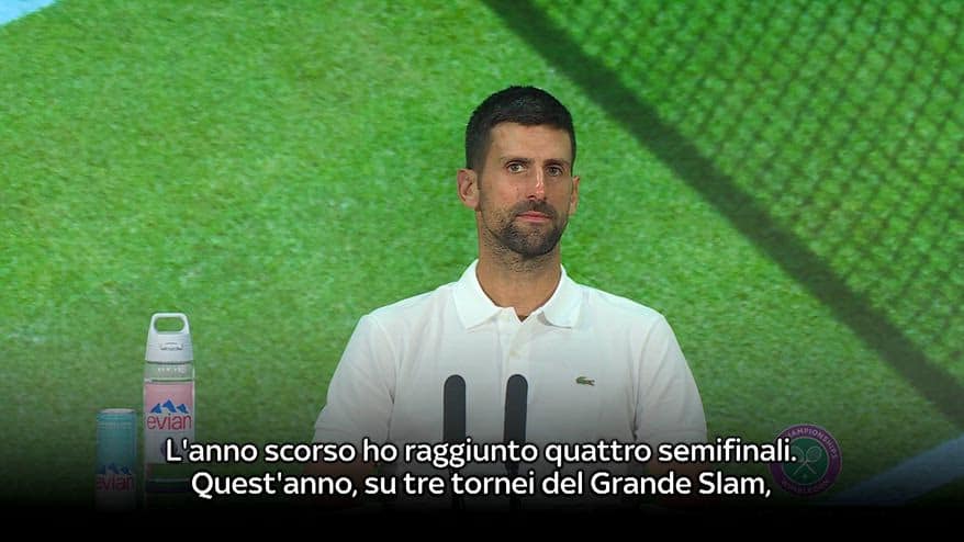 Djokovic: "Io abituato a lottare. Ma non è stato abbastanza"