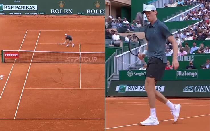 Sinner, volée da applausi con Humbert all'Atp Monte-Carlo. VIDEO