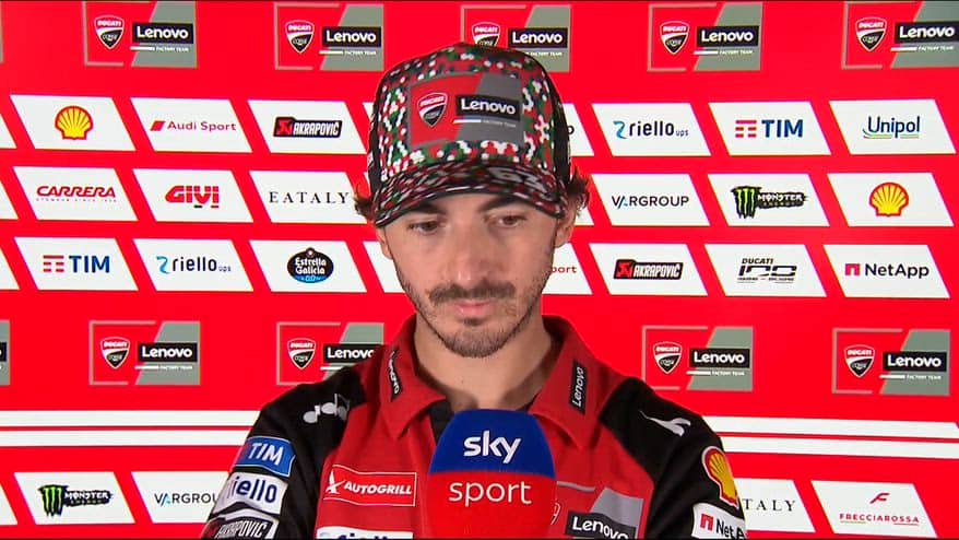 Bagnaia: "Grosso problema di grip, non me l'aspettavo qui"