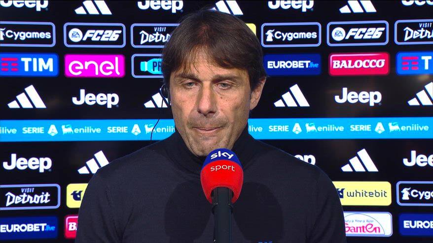 Conte: "Il rigore su Hojlund? Speriamo ci sia sempre onestà"
