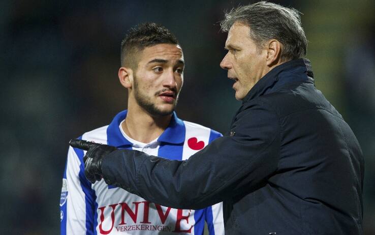 Ziyech e Van Basten ai tempi dell'Heerenveen (2013)
