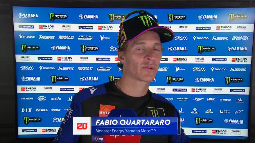 Quartararo: "Molto contento del passo, abbiamo dato tutto"