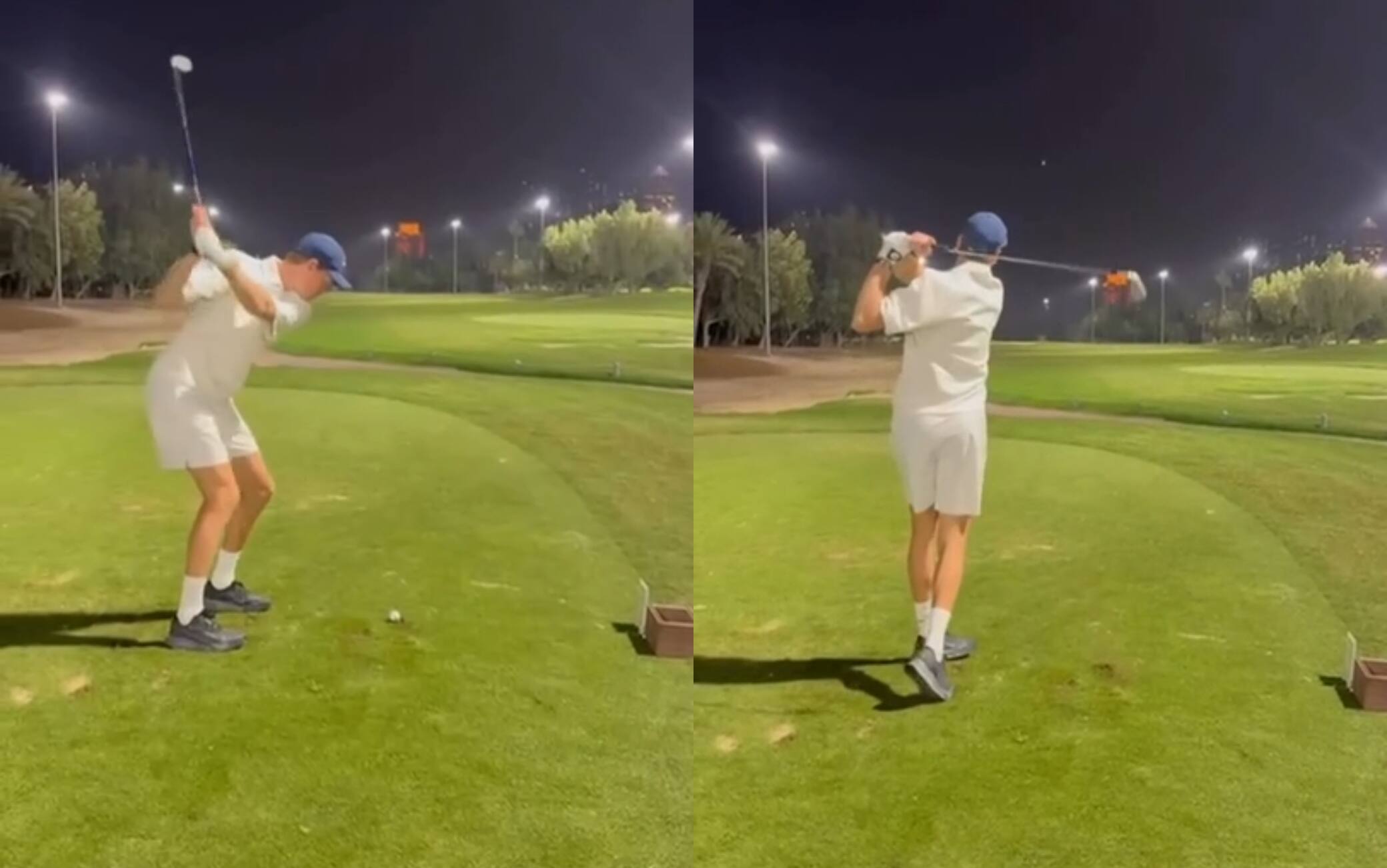 Sinner, swing da campione anche a golf: il relax a Doha prima dell'esordio. VIDEO