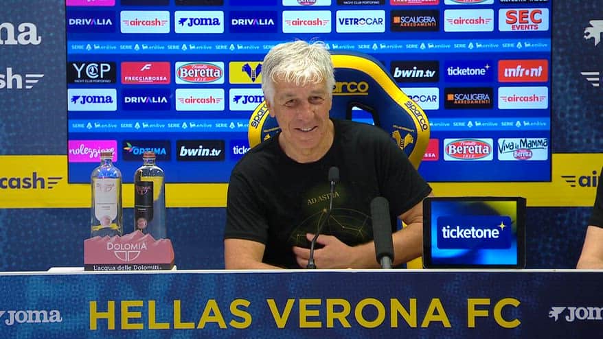 Gasperini: il video della conferenza dopo Verona-Roma