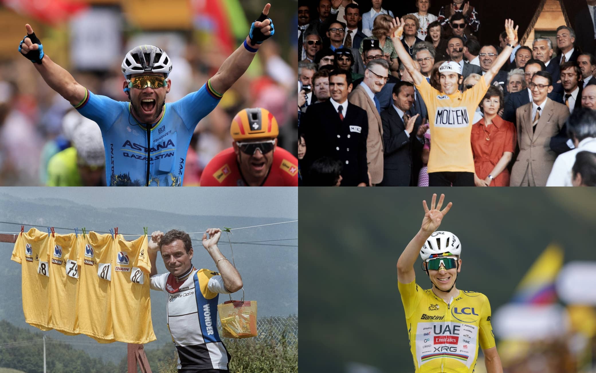 Tour de France, chi ha vinto più tappe: la classifica all-time. Pogacar punta Hinault...