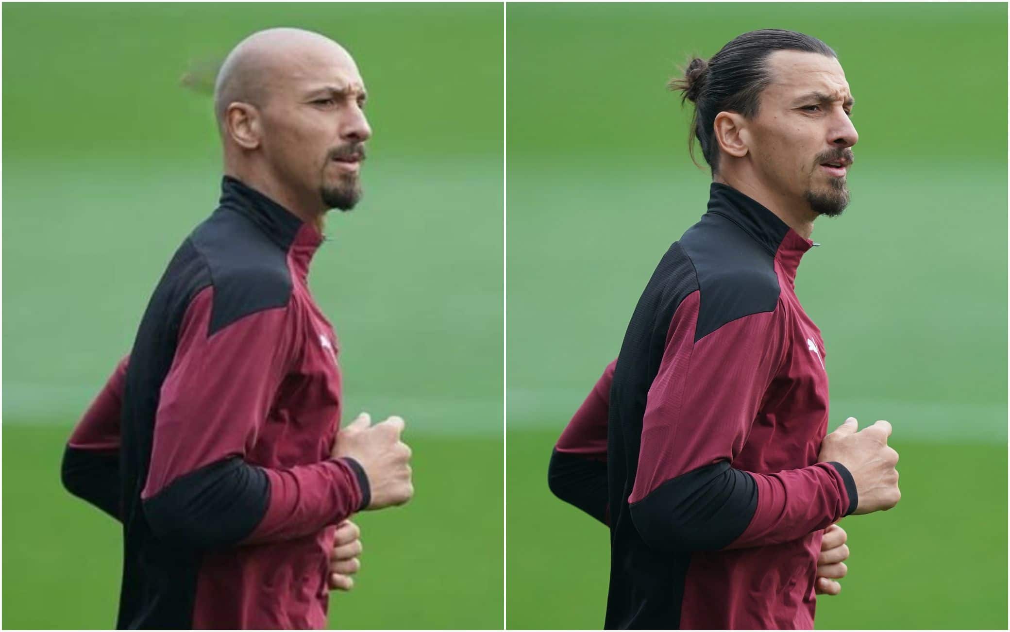 Ibrahimovic, su Instagram e in allenamento