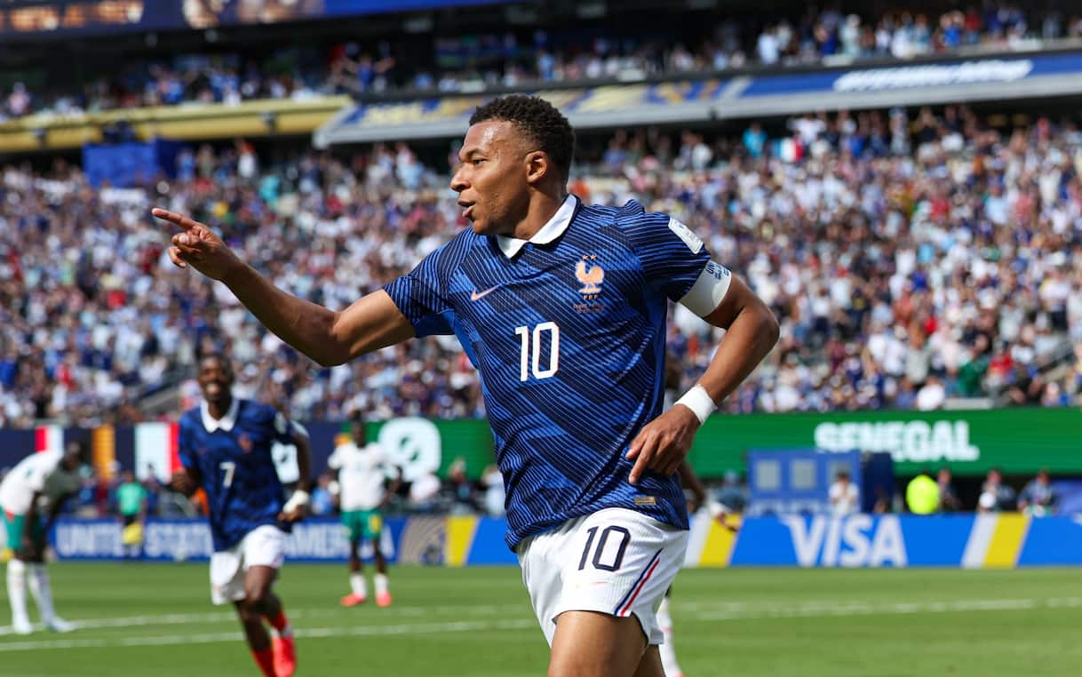 Kylian Mbappé durante Francia-Senegal ai Mondiali 2026