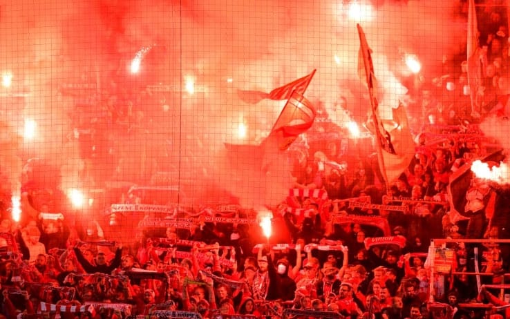 L'atmosfera sugli spalti