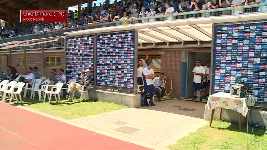 Napoli, a Dimaro la presentazione di Allegri e dello staff
