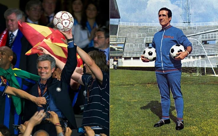 José Mourinho ed Helenio Herrera