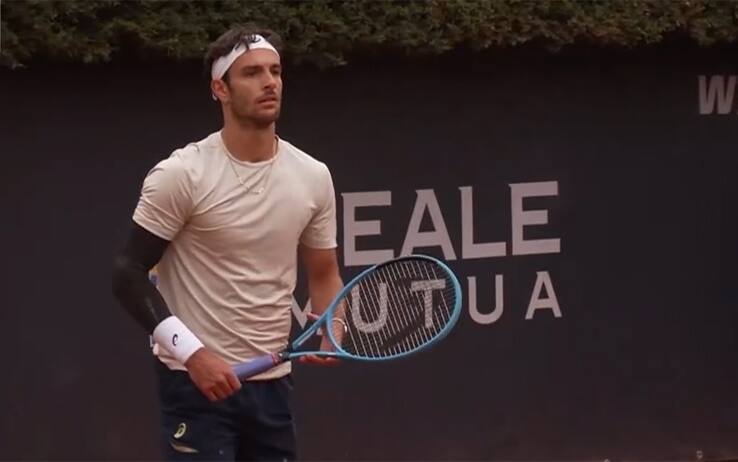 Musetti si scalda: il warm-up prima di Cerundolo agli Internazionali BNL d'Italia