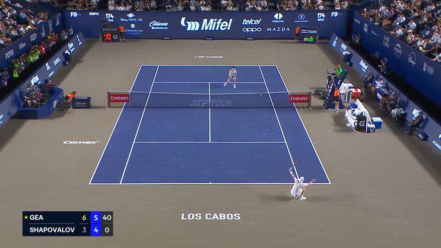 Gea batte Shapovalov e conquista l'Atp Los Cabos