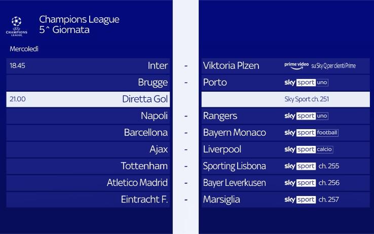 Mercoledì 26 ottobre