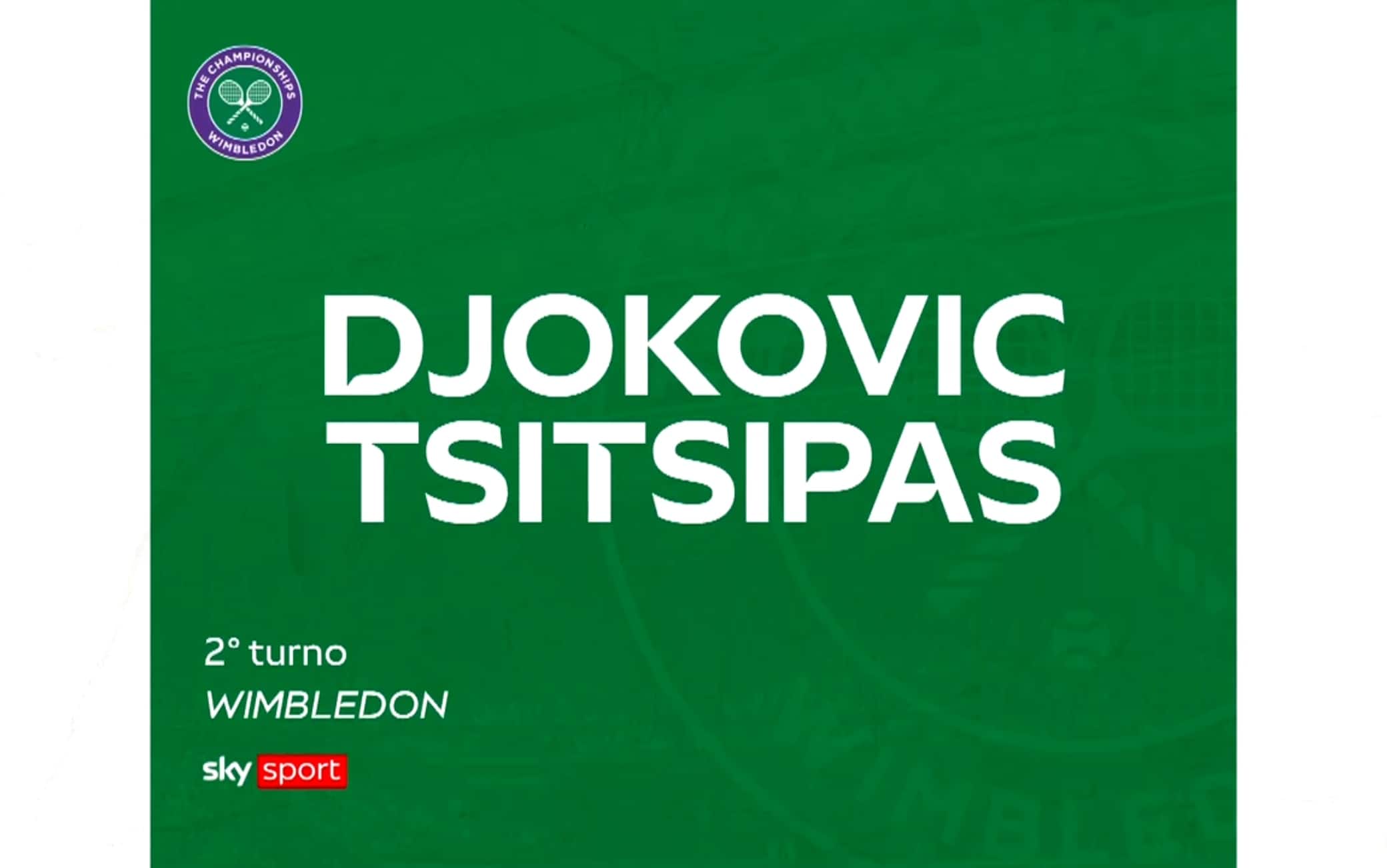 Djokovic-Tsitsipas: highlights Wimbledon