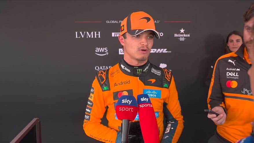 Norris: "Buono il passo, ma dovevamo arrivare più in alto"