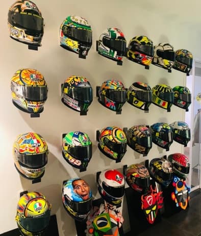 Valentino Rossi caschi Drudi