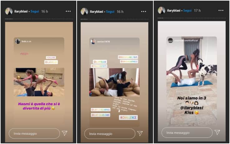 I fan di Ilary e Totti provano a initare il loro allenamento