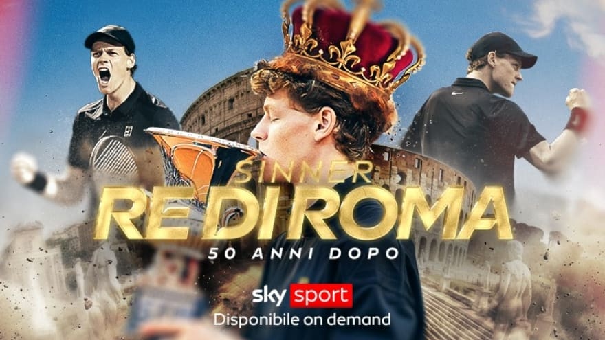 "Sinner, Re di Roma 50 anni dopo", lo speciale Sky Sport