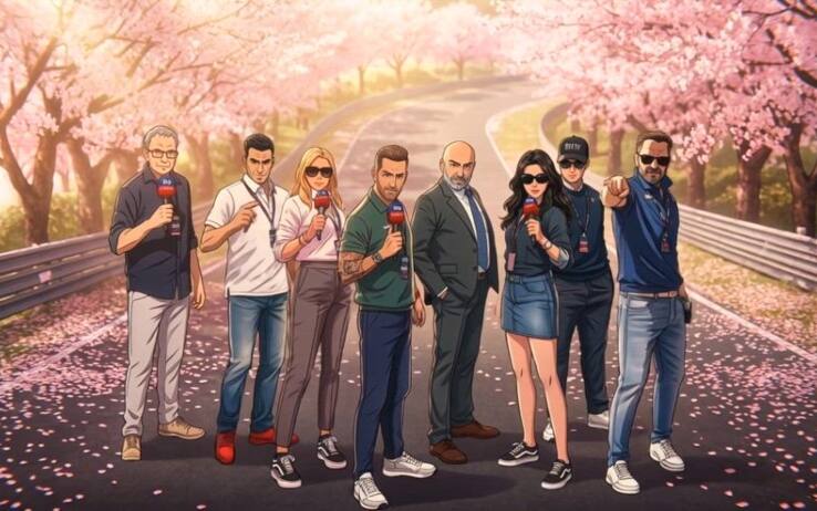 F1, il team Sky diventa un manga! Anche questo è il GP Giappone. VIDEO
