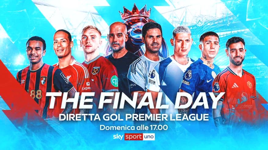 Premier League, The final Day: domenica su Sky