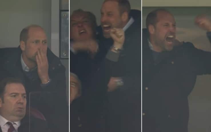 L'Aston Villa rimonta e va in finale: il principe William impazzisce di gioia. VIDEO