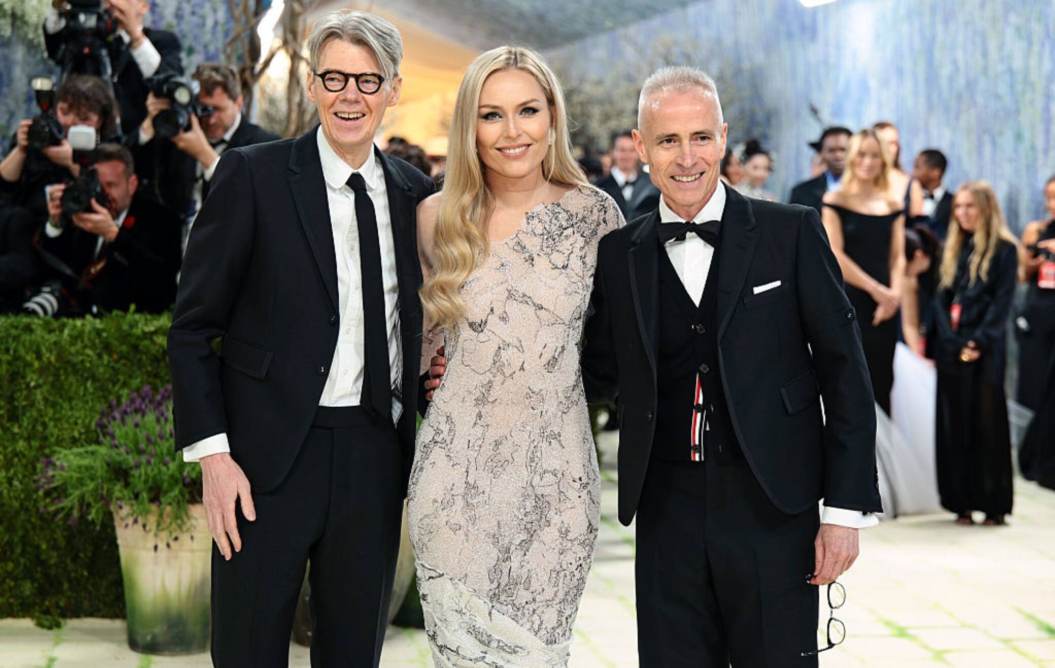 Lindsey Vonn al Met Gala: prima uscita senza stampelle dopo l'infortunio