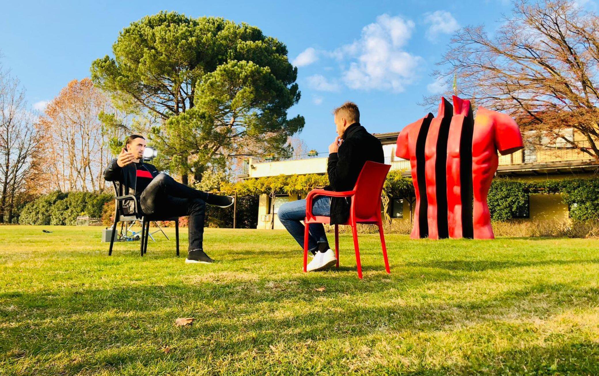 Ibrahimovic, conversazione con Ambrosini