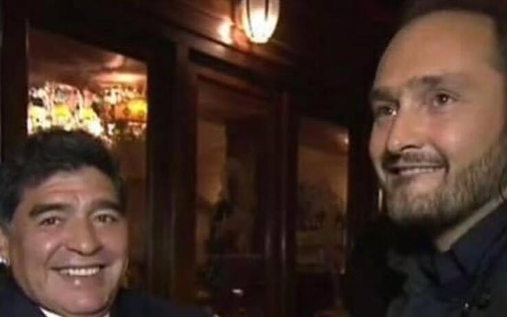 Maradona con Di Marzio a Parigi nel 2016