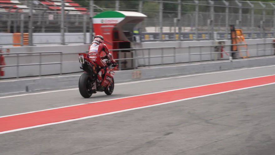 Test MotoGP, cosa è successo prima della pioggia