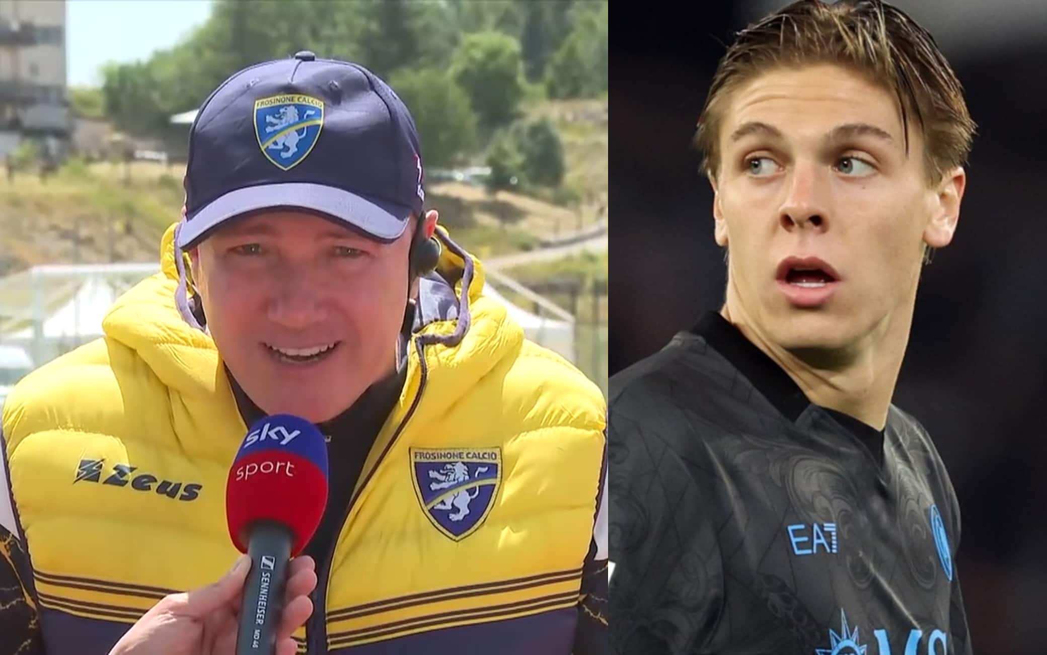 Frosinone-Zerbin, la richiesta di Alvini al Napoli: "Lascialo partire"