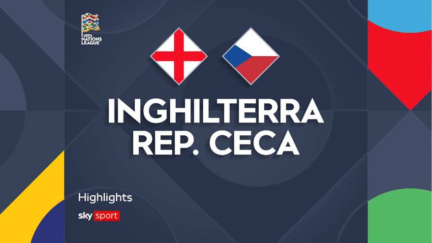 Inghilterra-Rep. Ceca 3-0: gol e highlights