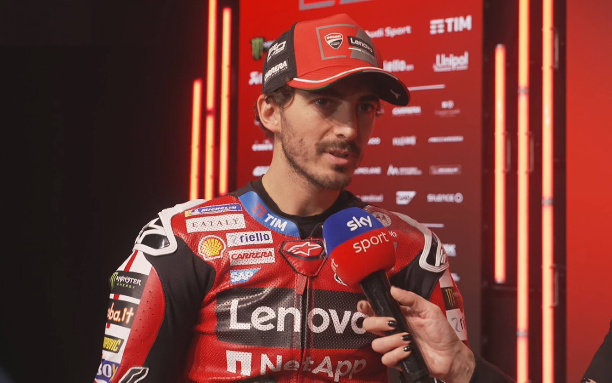Ducati, Bagnaia: "La fame di tornare davanti sarà la mia benzina. Futuro? Sono tranquillo"