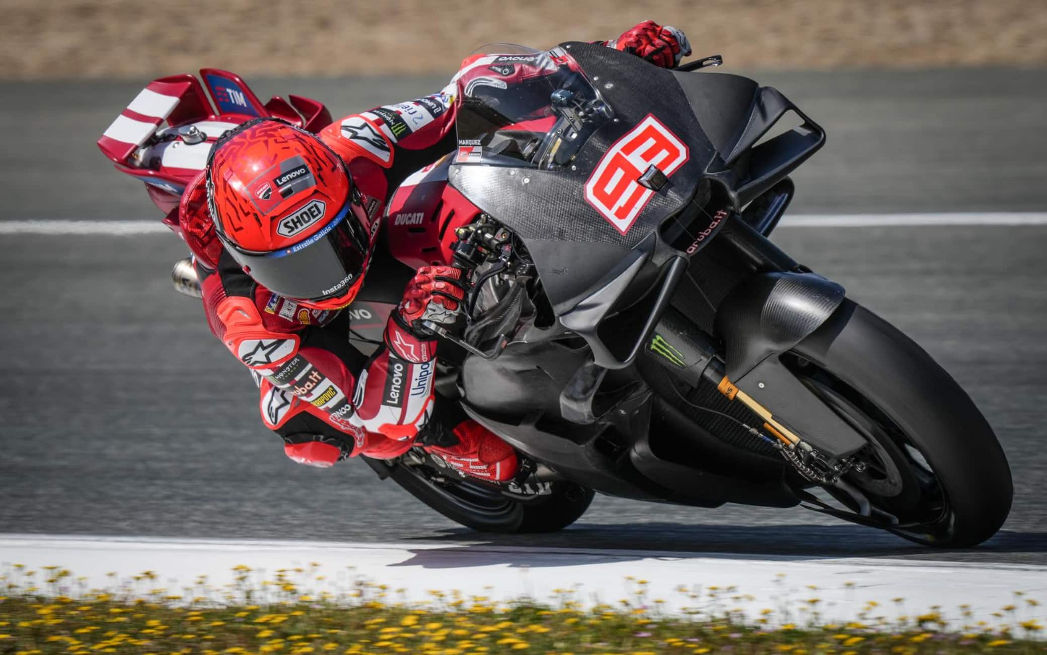 Marc Marquez: "Abbiamo fatto un passo avanti, la nuova aerodinamica sembra aiutarmi"