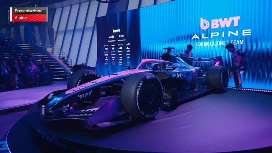 Alpine, la presentazione della A526 di Gasly e Colapinto