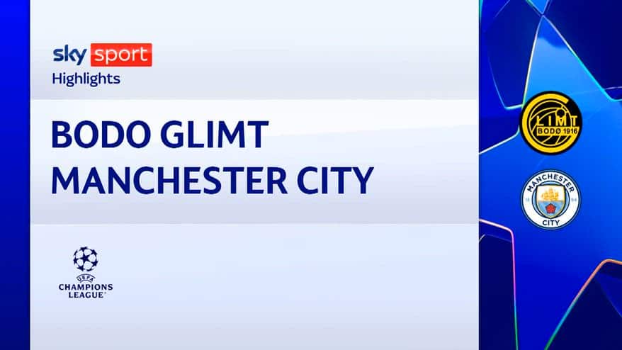 Bodo Glimt-Manchester City 3-1: il video dei gol