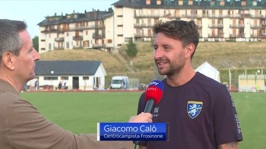 Calò: "Il Frosinone è una squadra giovane e lavoratrice"