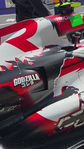 Haas 'mostruosa', livrea ispirata a Godzilla vista da vicino