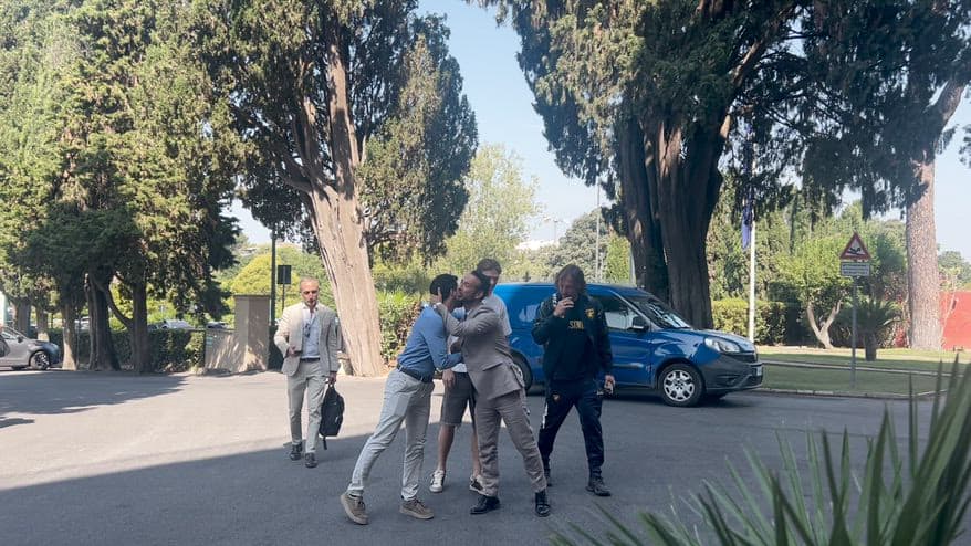 Frosinone, Zerbin a Villa Stuart per le visite mediche