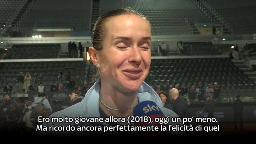 Svitolina campionessa a Roma: "Sensazione bellissima"