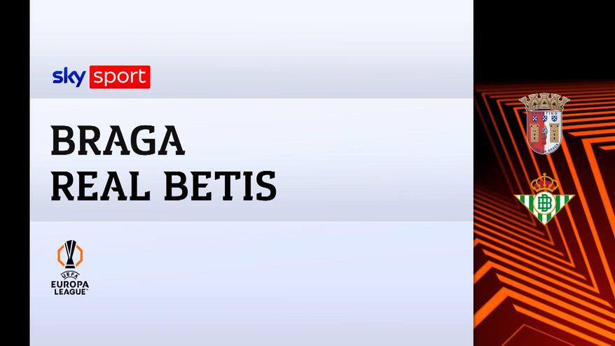 Braga-Betis 1-1: gol e highlights