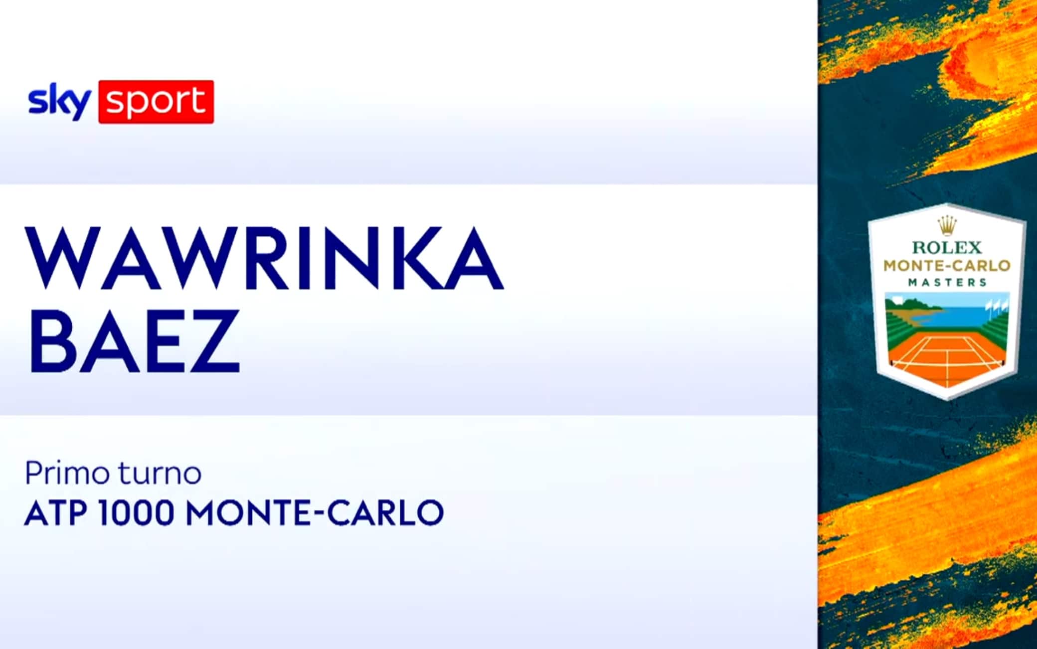 Wawrinka-Baez: highlights Atp Monte-Carlo