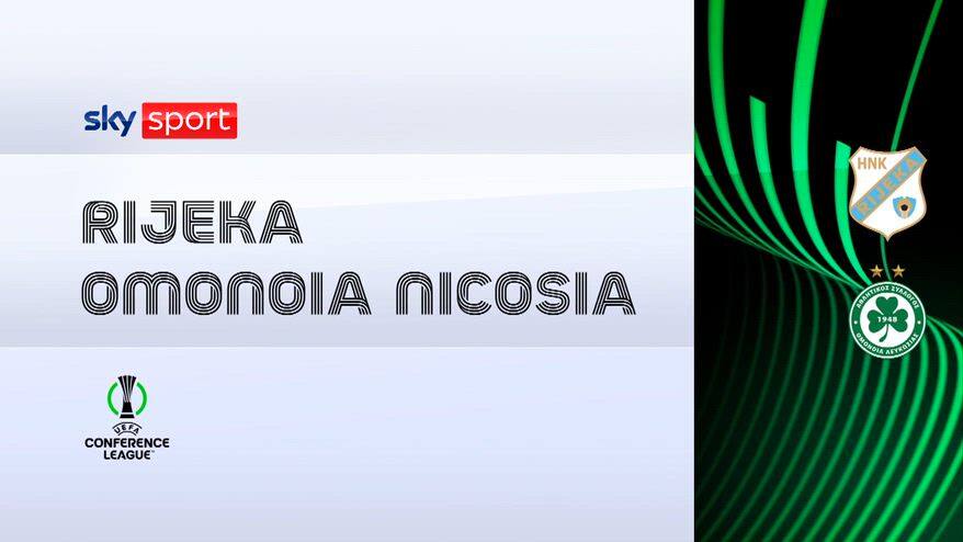 Rijeka-Omonia Nicosia 3-1: gol e highlights