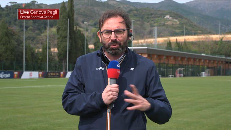 Genoa, l'allenamento in vista della gara con la Juve