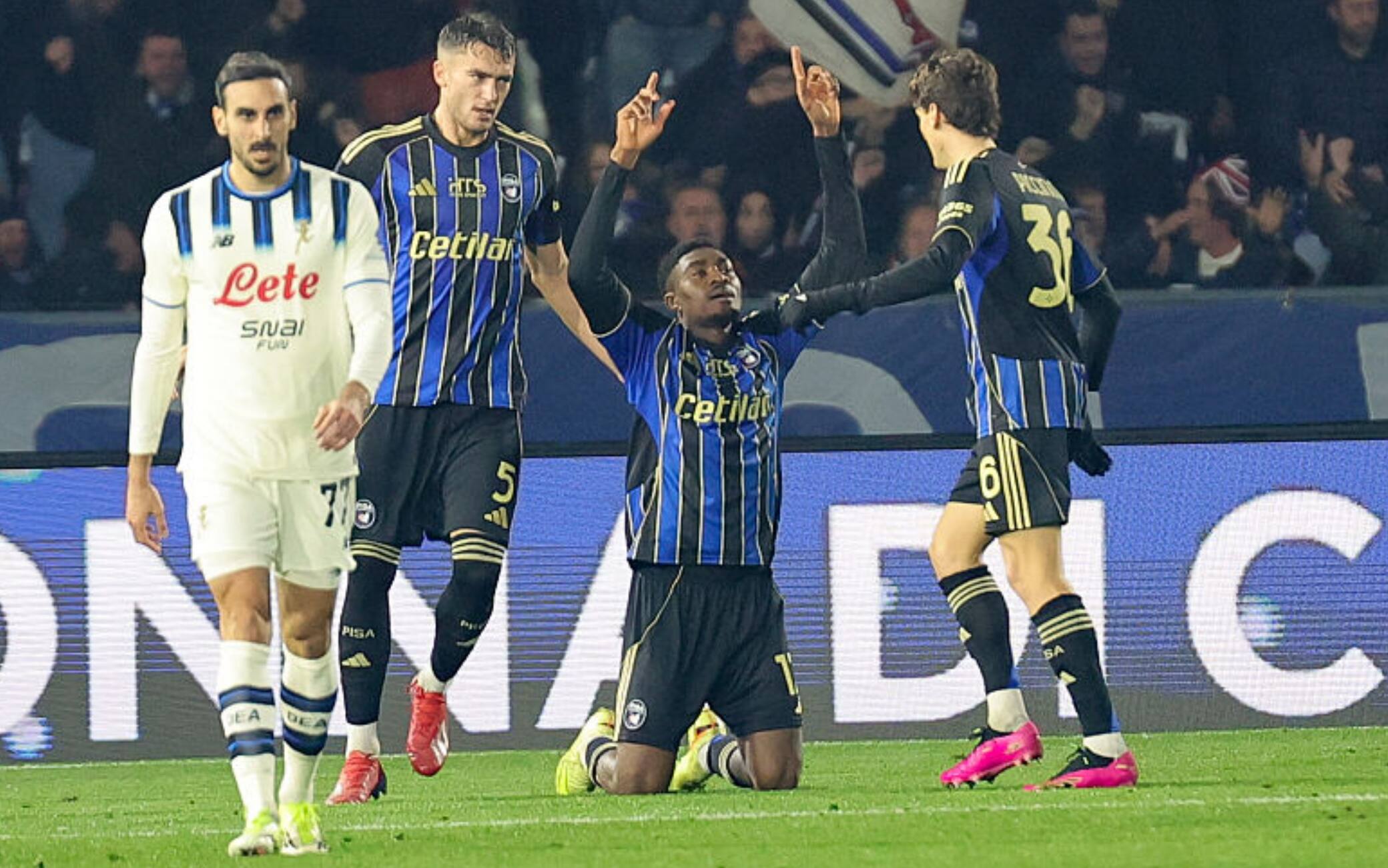 Pisa-Atalanta 1-1: video, gol e highlights