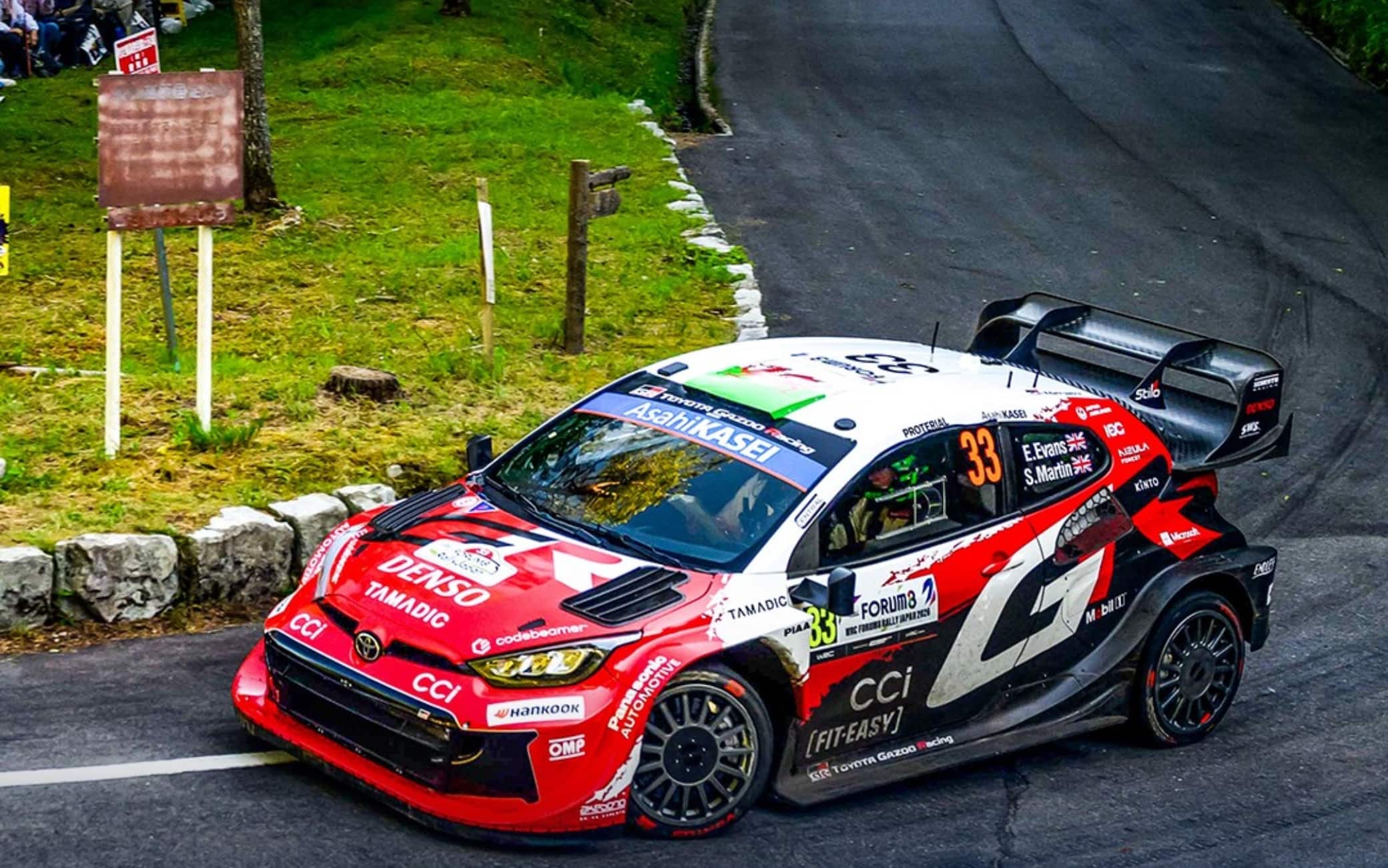 WRC Rally Giappone, i risultati della domenica: Evans vince ancora