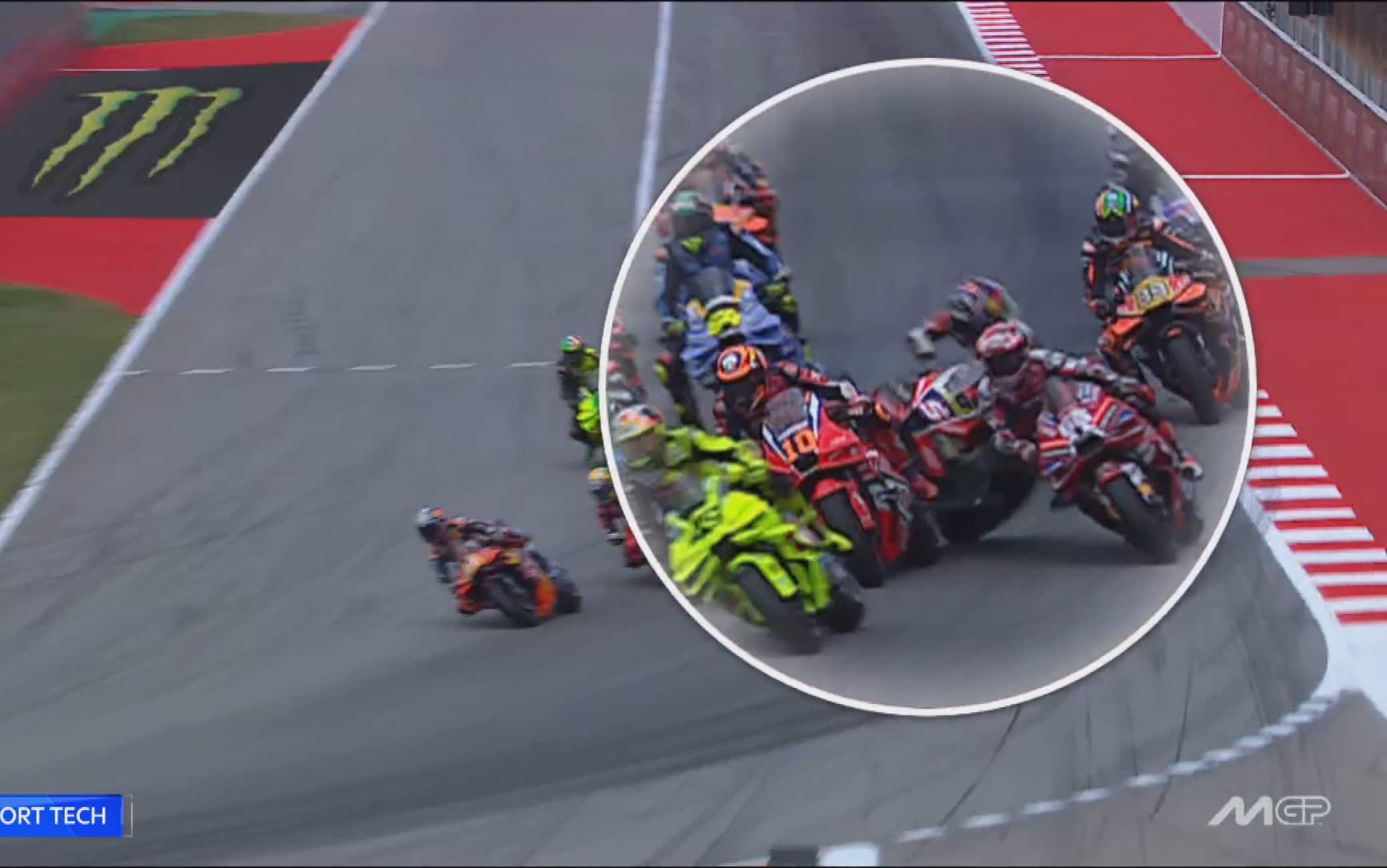 Zarco, incidente oggi nel GP Barcellona con Bagnaia e Marini: le news