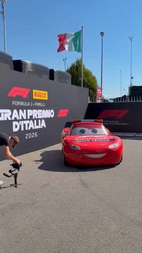 A Monza con 'Cars': 20 anni fa la sua prima al cinema
