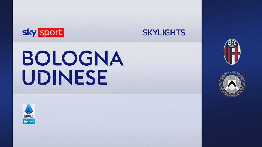 Bologna-Udinese 1-0: gol e highlights